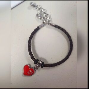 5/$25 Red Heart Charm Bracelet